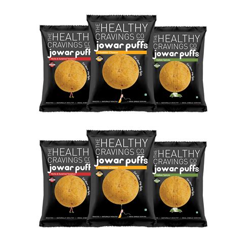 Get Assorted Roasted Jowar Puffs (Pack of 6) at ₹ 179 | LBB Shop