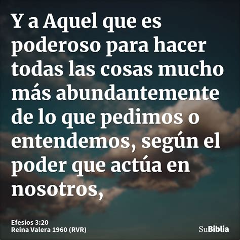 Efesios 3:20 - Biblia