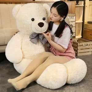 Buy DMGC Stuffedteddy Bear 3 Feet Long Soft Cream Teddy Bear Birthday ...