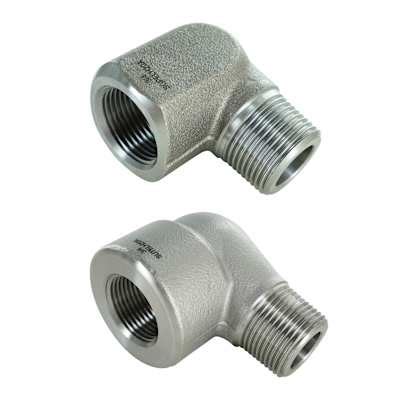 High Pressure Pipe Fittings/90 Deg. Elbow/Tapped and Threaded | MISUMI ...
