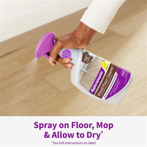 Rejuvenate Wood Floor Cleaner, Cleans and Protects All Sealed Hardwood ...