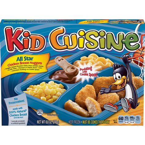 KID CUISINE Bikini Bottom Chicken Breast Nuggets Meal With Macaroni ...