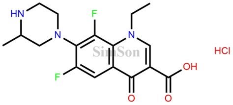 Lomefloxacin Hydrochloride | CAS No- 98079-52-8 | Simson Pharma Limited