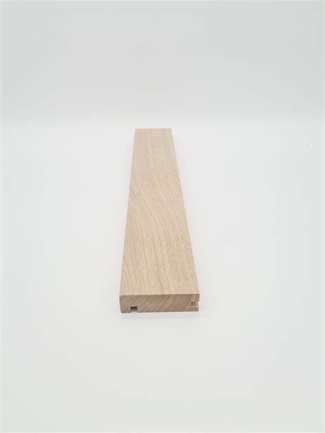 Oak Flush Stair Nose 70 x 20 x 1000 mm - The Natural Wood Floor Co