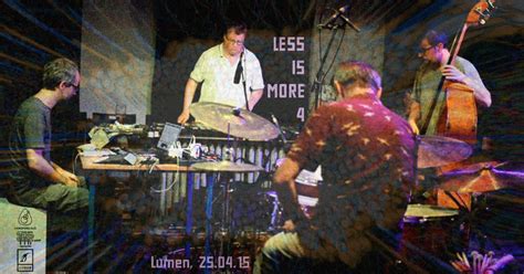 Less Is More 4 - goodbye Zsolti!, Lumen Kávézó, Budapest, 15 April 2025 ...