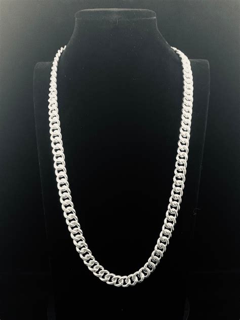 Fine Silver Cuban Link Chain at Julian Romilly blog