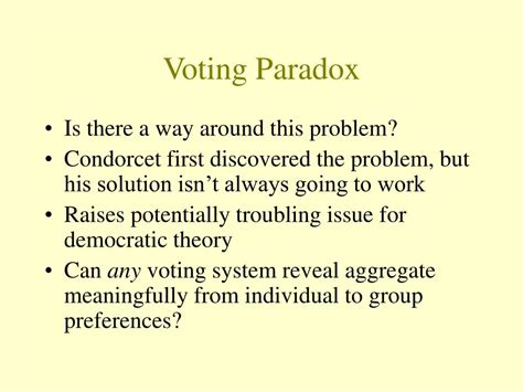 Paradox of Voting 的图像结果