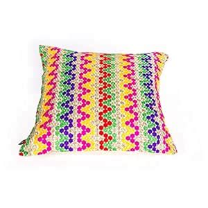 Buy V2G Wave Pattern Embroidery Cushion Cover E99906(Set of 2) Online ...