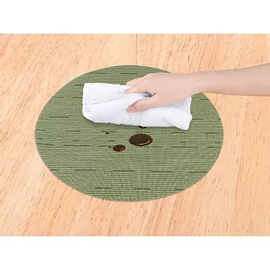 Round Placemats Set of 6 Placemats for Kitchen Dining Table Decor ...