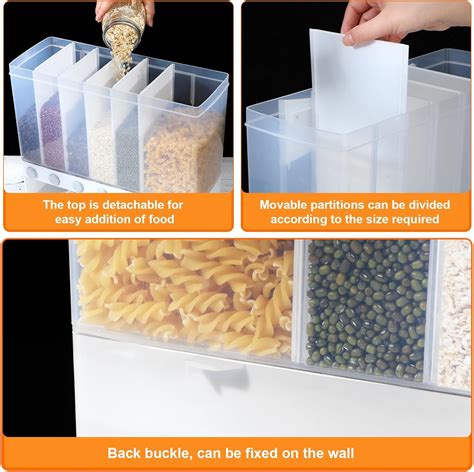 Layhit Dry Food Dispenser 25 Pounds Wall Mounted India | Ubuy