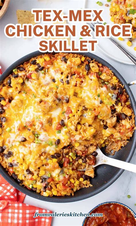 Tex-Mex Chicken and Rice Skillet Recipe