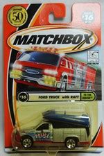 Buy Matchbox 1:64 Scale 2002 To The Rescue Series FORD TRUCK WITH RAFT ...