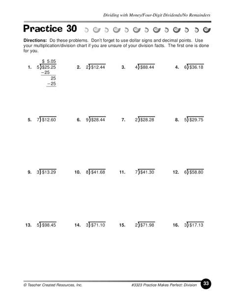 Image result for 4th Grade Division Problems