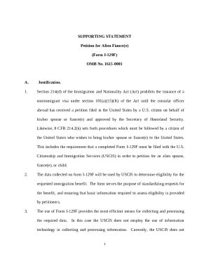 I-129F, Explained Doc Template | pdfFiller