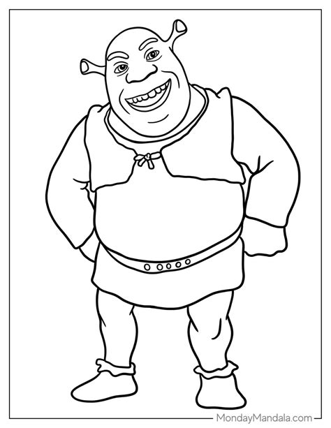 34 Shrek Coloring Pages (Free PDF Printables)