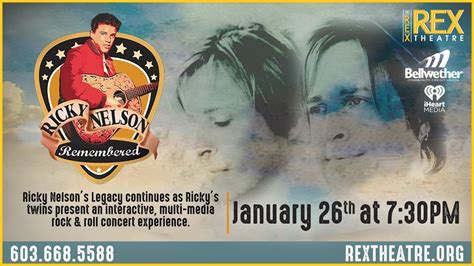 Ricky Nelson Remembered, The Rex Theatre, Manchester, 26 January 2024 ...