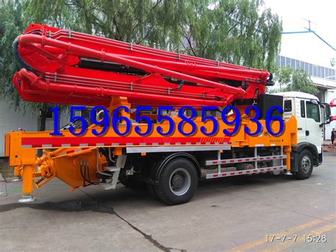 37米农村泵车 青岛科尼乐臂架泵车 小型泵车 40米混凝土输送泵车-阿里巴巴