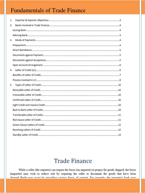 Trade Finance 的图像结果