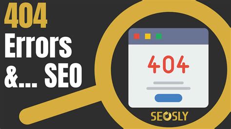 Do 404 Errors Hurt SEO? - SEOSLY - Olga Zarr