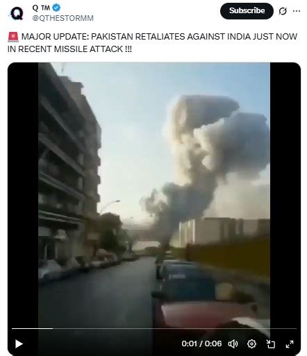 Fact Check: Video From 2020 Beirut Explosion Shared As Pakistan Missile ...