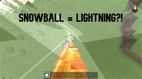 Image result for How to Summon Lightning Snowball Java Edition