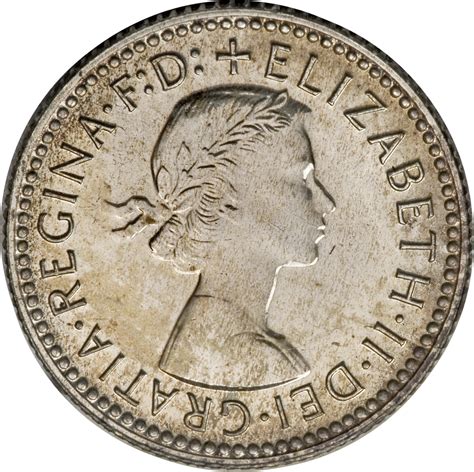 6 Pence - Elizabeth II (with "F:D:") - Australia – Numista