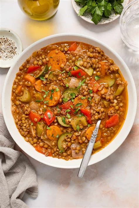 Easy Lentil and Vegetable Stew - It's Not Complicated Recipes