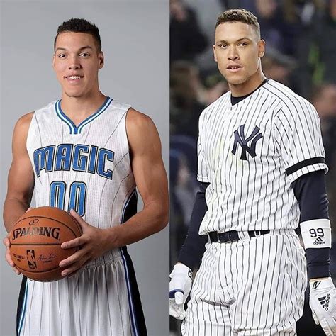 Are Aaron Gordon and Aaron judge brothers? Keep in mind Judge was ...