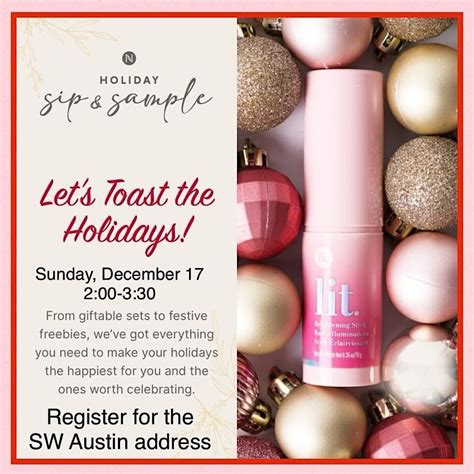 Holiday Sip and Sample by Neora, Off Resaca Boulevard, Austin, 17 ...