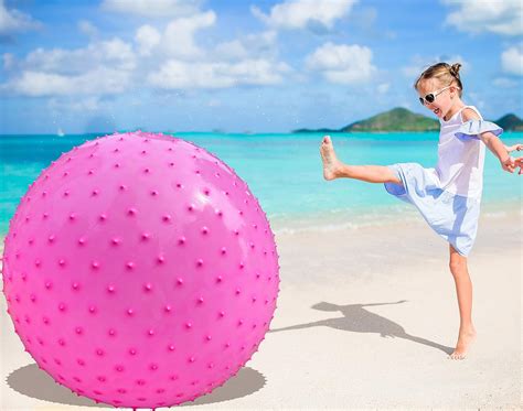 Amazon.com: Large Sensory Massage Ball for Kids, 33.5" 85cm 3.1lbs Pink ...