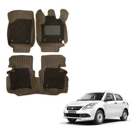Swift Dzire (2012-2016) Premium 7D Boot Mat in Brown Colour