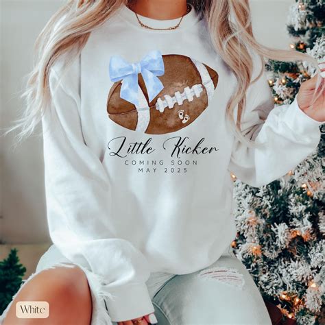 Football Pregnancy Sweatshirt,announcing Pregnancy Thanksgiving ...