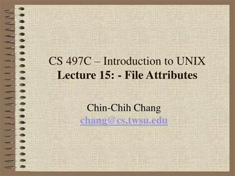 Image result for Unix File Attributes