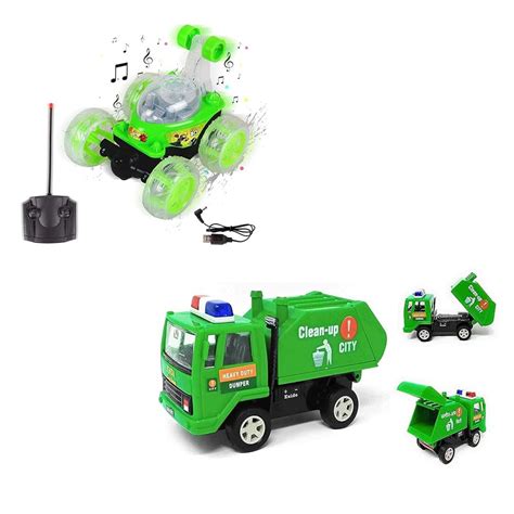 360 Degree Rotation Anti-Crash Durable Stunt Toy Car with Dynamic Music ...