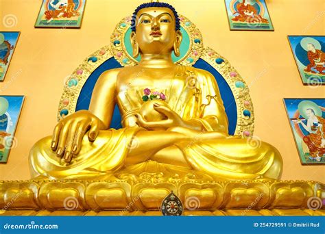 Buddha Statue Inside the Rinpoche Bagsha Datsan in Ulan-Ude City of the ...