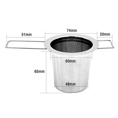 Reusable Coffee Tea Filter - Premium Tea Infuser Filters without Cover ...