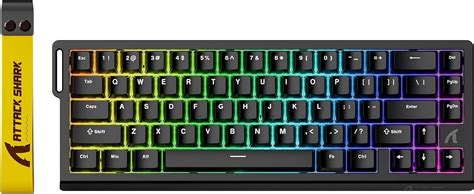 ATTACK SHARK X68HE Rapid Trigger Mechanical Gaming Keyboard 60% Wired TKL with Adjustable ...