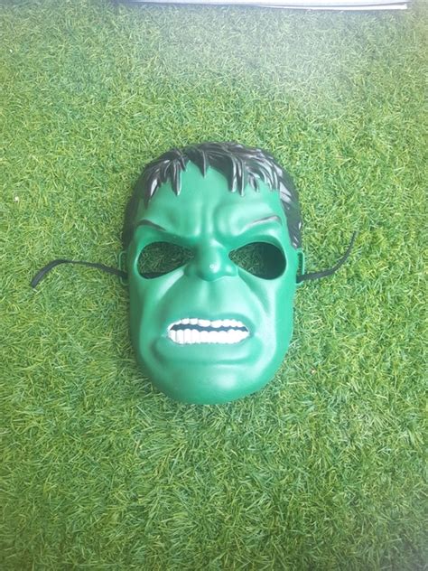 Hulk Theme Face Mask For Parties & Events
