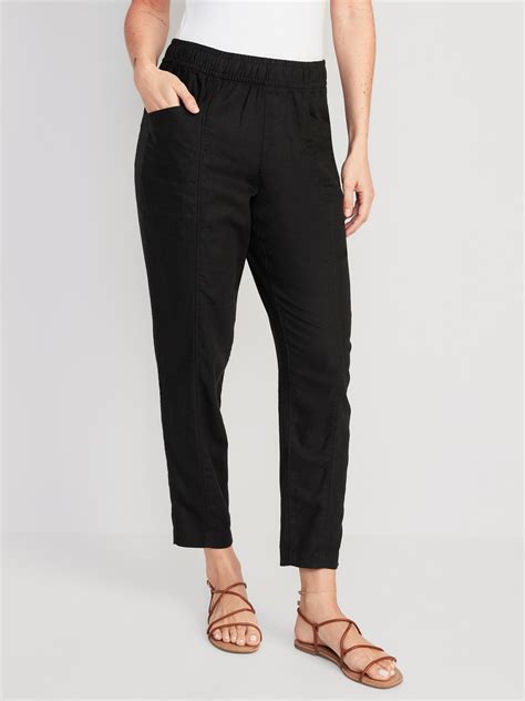 Petite Linen Pants for Women | Old Navy