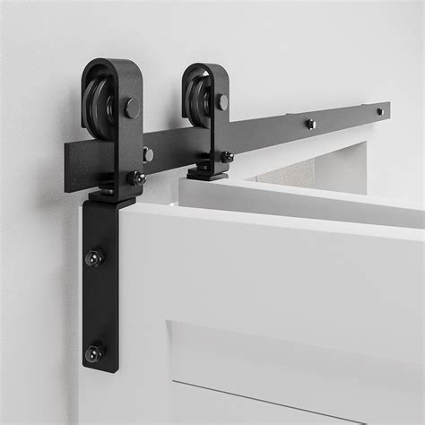 BONIKLUBA 40" Bi-Folding Sliding Barn Door Hardware Track Kit,Smoothly ...