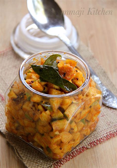 Kadumanga Achar | Kerala Mango Pickle | Indian Food Recipes | Ammaji ...