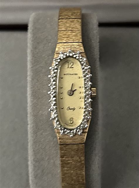 vintage gold watch womens wittnauer