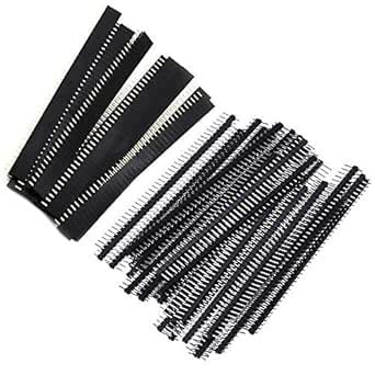 FYSL 40 Piece 2.54mm Pin Headers PCB Board 40 Pin Male and Female ...