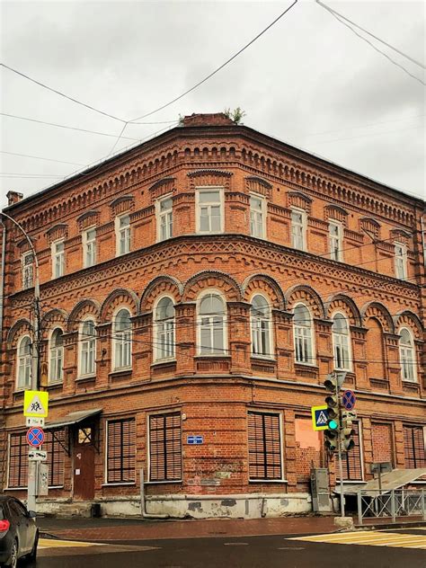Pre-revolutionary russian building built in 1750-1900 in the provincial ...
