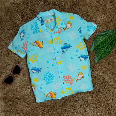 Buy Trendy Printed Aqua Blue 2 Piece Dress Boy