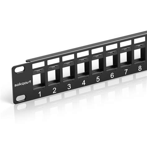 Sokqovt 24 Port Blank Keystone Patch Panel with Snap-in India | Ubuy
