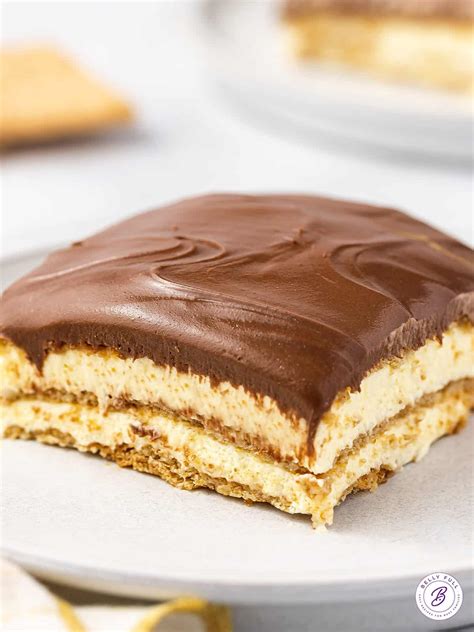Chocolate Eclair Cake (No Bake, 5 Ingredients) - Belly Full