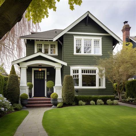 Exterior House Paint Green Colors Photo Gallery at Stacey Cooke blog