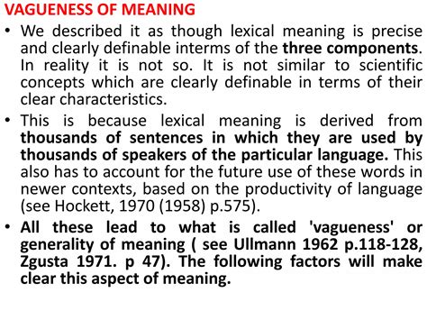 Image result for Lexical Definition Example