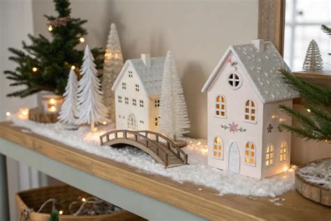 14+ Charming DIY Christmas Village Display Ideas